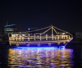 Anniversary Party Dhow Cruise at Dubai Creek in the night