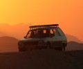 Hummer Desert Safari in the evening