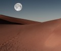 Best Desert Safari Tours overnight with dunes under moon