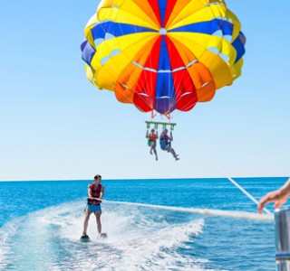 Thrilling Activities Tour Dubai Parasailing