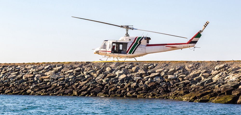 Dubai Helicopter Sightseeing City Tour and Burj Khalifa standing out from the rest