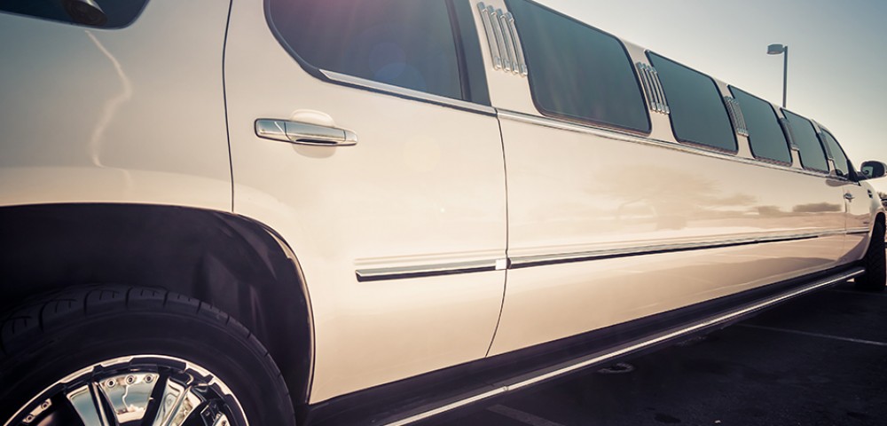 Half Day Limousine Tour in a silver luxury vehicle