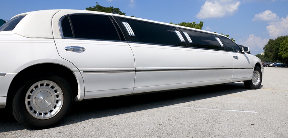 Half Day Limousine Tour in a silver luxury vehicle