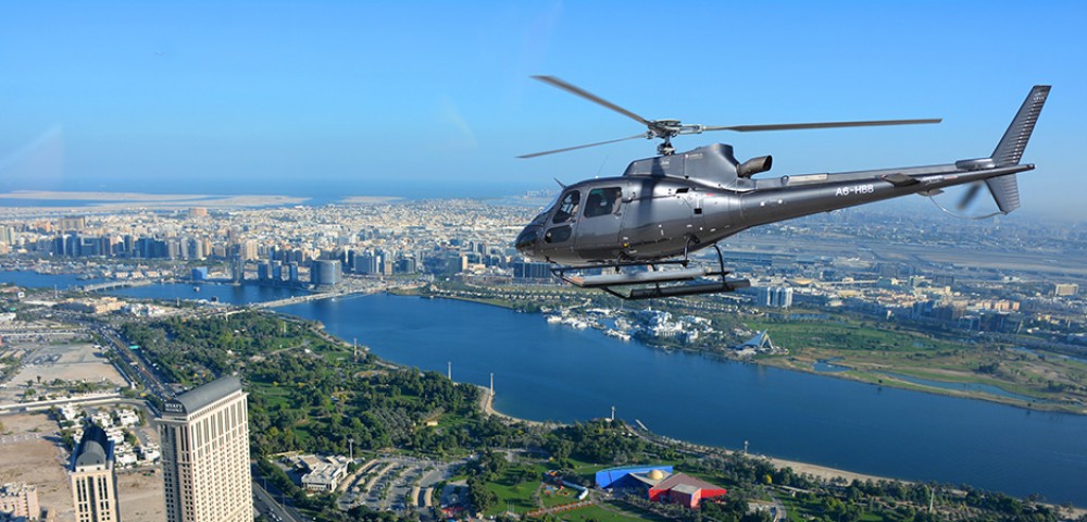 Dubai Sightseeing City Tour Combo Helicopter Tour and Cruise Combo Deals Dhow at Marina