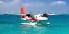 Sea Plane Tour Dubai over emerald water