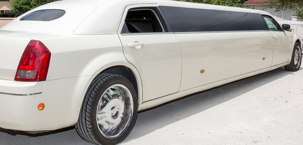 Half Day Limousine Tour in a silver luxury vehicle