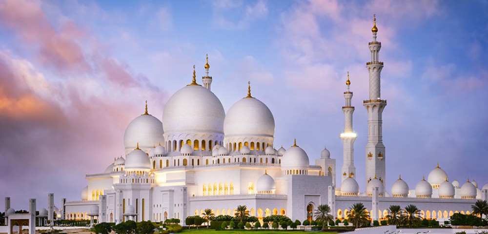 half Dubai City with Blue Mosque Visit