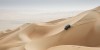 Liwa Desert Safari Tours black 4*4 vehicle dune bashing