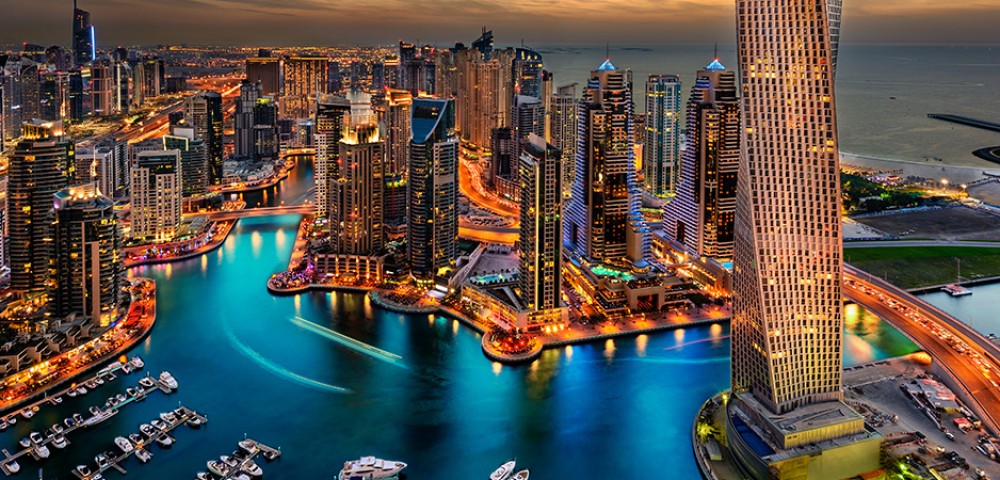 Modern And Traditional Dubai City