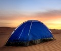 Dubai Desert Safari Tours private blue tent