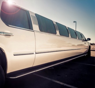 Half Day Limousine Tour in a silver luxury vehicle