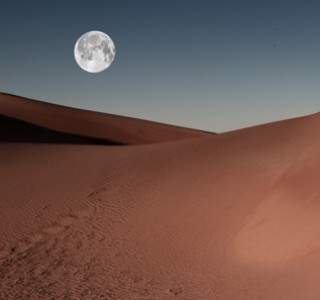 Best Desert Safari Tours overnight with dunes under moon