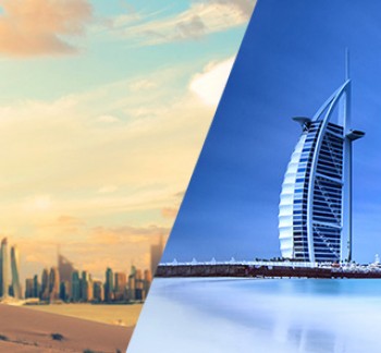 Dubai Marina Cruise, Dubai Sightseeing and Desert Safari Tour Combo Deals- Burj Al Arab and Skyline